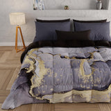 PETTI Artigiani Italiani - Winterquilt, Winterquilt, Eenvoudige quilt, Dubbelzijdig, Monocolor en digitaal printen, 100% hypoallergene microvezel, Made in Italy