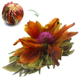 Bloementhee "Kroon van smaak" 1 stuk 6 g | Groene thee - leliebloem - lycheebloem | Geselecteerde thee | Groene theebloemen | Ideaal voor theeliefhebbers