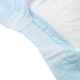 CutiePlusU luiers voor volwassenen, 10-pack wegwerpincontinentieslipjes met lussen voor dames en heren, maximaal absorptievermogen 's nachts - blauw (grote maat 94-119cm)