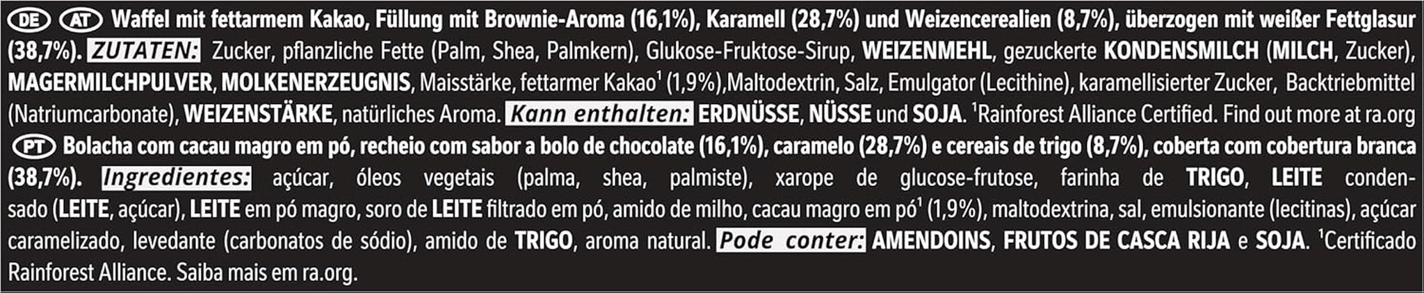 LION Black & White chocoladereep, een snack met een intense smaak, knapperige chocolade en knapperige chips, brownievulling, een unieke verrukkelijke ervaring, 1 pakje (5 x 30 g)