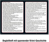 De drie??? - Misdaadpuzzel - De villa van de puzzels van KOSMOS 697976, 300 stukjes, Glow in the dark, Met UV-lamp, Lezen, Puzzel, Puzzels oplossen, Detectivepuzzel Vanaf 10 jaar Puzzel Naty Shop