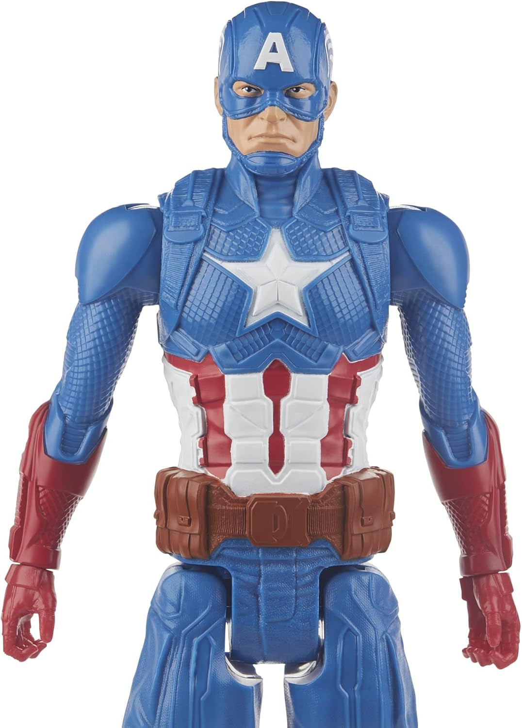 Marvel Avengers Titan Hero Series Blast Gear Captain America-actiefiguur 30 cm groot speelgoed voor 4+ jaar oud Blauwe actiefiguren Naty Shop