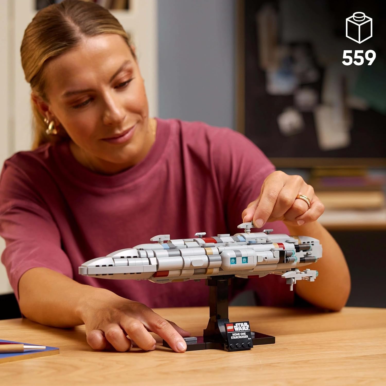LEGO Star Wars 75405 Home One Starcruiser van Return of the Jedi - Ruimteschipmodel - Fantasie- en verzamelset om te bouwen en neer te zetten - Cadeau voor volwassenen en tienerfans Bouwsets Besuche in LEGO-Store