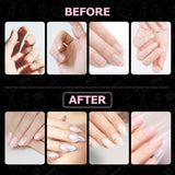 Soorten nagels, 500 stuks kunstmatige acryl valse nageltips met opbergdoos voor nagelsalons en doe-het-zelf nagelkunst voor thuis, 10 maten