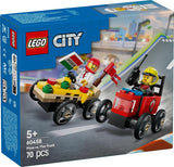 LEGO City pizzabezorgbus vs. Pizza Truck - Zeepkist speelgoed voor meisjes en jongens vanaf 5 jaar - Bouwset met minifiguren van 2 chauffeurs - Verjaardags- en feestdagencadeau 60458 Bouwsets Besuche den LEGO-Store