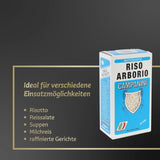 ‎Risera Campanini Risotto Rijst 500 g – Italiaanse Risotto Rijst, Arborio Riso Rijst, Romige Risotto