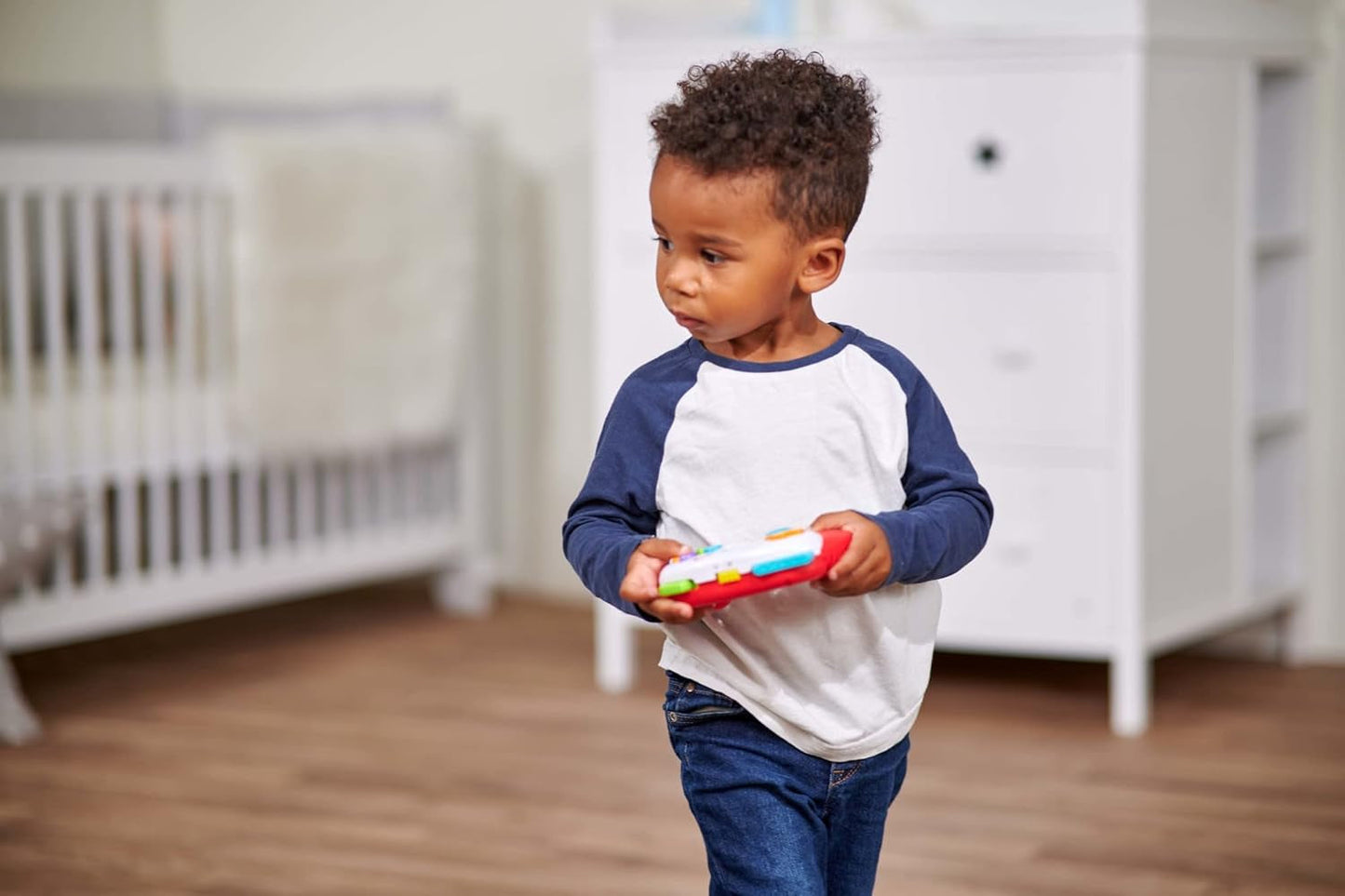 Simba 104010017 - ABC-gamecontroller, babyspeelgoed, dierengeluiden, liedjes, 20+ geluiden, vanaf 12 maanden, motoriek, speelconsole, peuterspeelgoed, speeltelefoon Bebe Toys Naty Shop