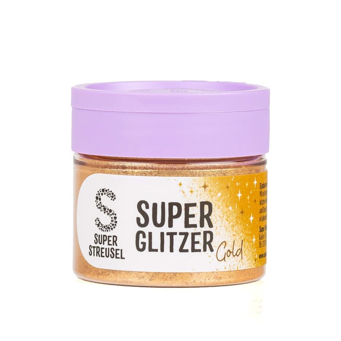 Super Streusel, Super Glitter Powder Gold, glitterpoeder, goud, 10 gram Glitter Naty Shop