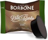 Caffè Borbone Don Carlo Dek Entkofeinierte Kaffeemischung - 50 Kapseln - Compatibel met Lavazza®* A Modo Mio®* Haushalts-Espressomaschinen