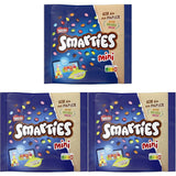 Nestlé SMARTIES Mini individueel verpakte kleine linzen met melkchocolade, 3 stuks (1 x 187 g)