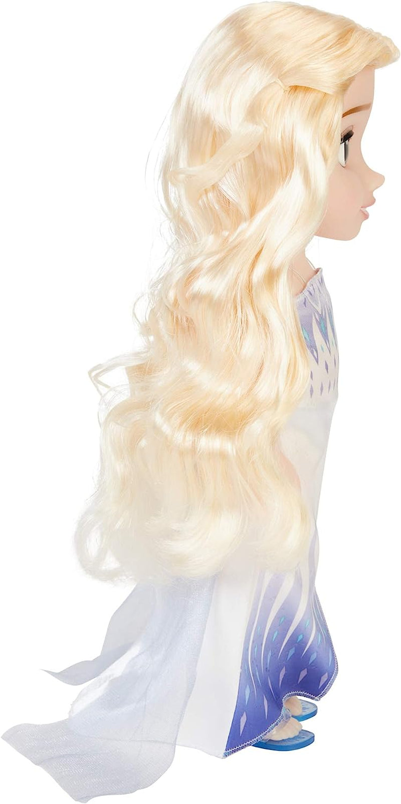 Disney Frozen 2 Elsa pop - 35 cm grote, beweegbare pop in iconische modejurk en lang golvend haar voor extra plezier, voor meisjes vanaf 3 jaar, 214894
