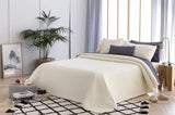 Todocama Fine Boutique Sprei met Ruitpatroon Lente Zomer Herfst Winter 100% Extra Zacht Microvezel Multifunctionele Sprei 105-200 X 260cm Beige Bedden en Dekens Besuche den Todocama-Store Beige Cama 105 - 200X260Cm