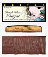 Melkchocolade en Franse nougat, handgemaakt (70 g) - Bio