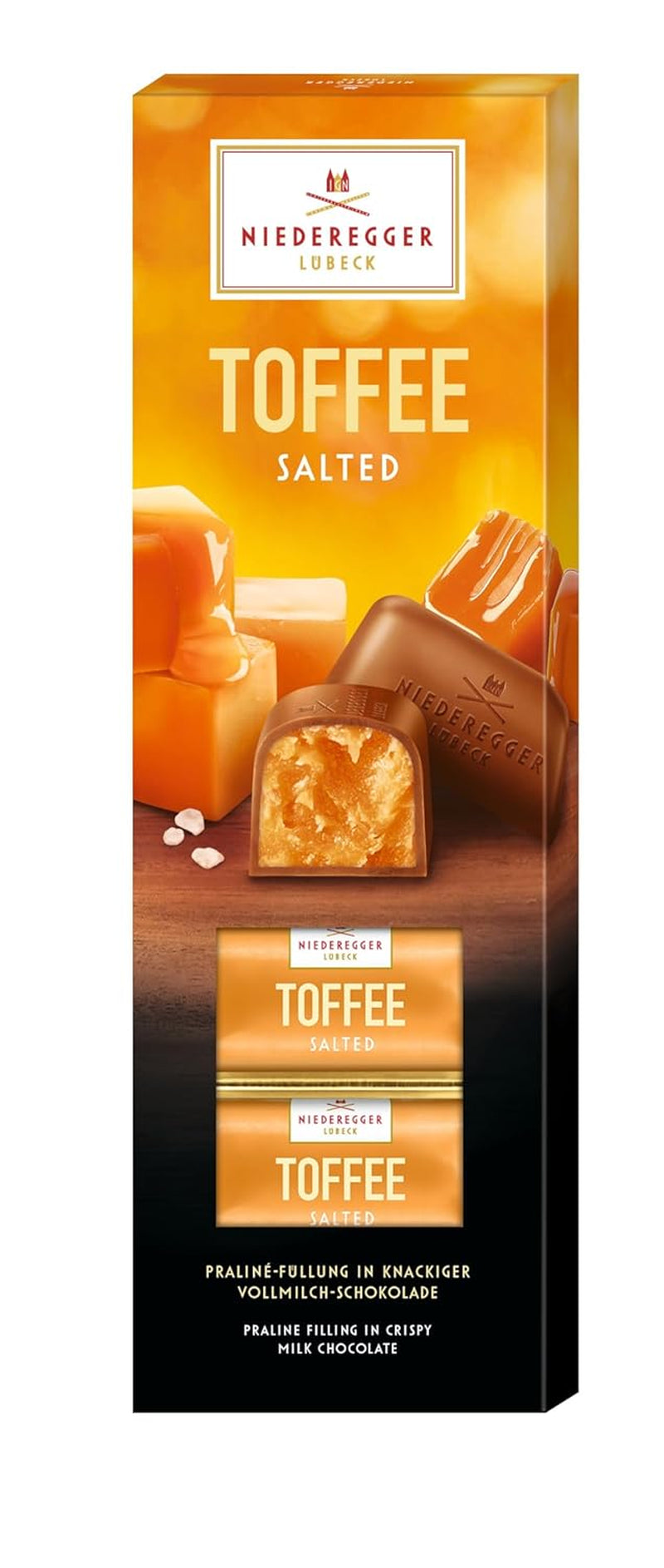 Klassieke Niederegger-pralines "Gezouten Toffee" 100g