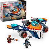 LEGO Marvel Rockets Ruimteschip Vs. Ronan bouwbare ruimteschipset Guardians of the Galaxy Superheldenfiguur speelgoedcadeau voor jongens en meisjes vanaf 8 jaar 76278 Bouwsets Bekijk de LEGO-Store Single