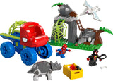 LEGO Marvel Spidey's team op reddingsmissie in de Dino Truck Speelgoedauto bouwen voor superhelden Avonturenset voor kinderen 4+ Spidey en zijn supervrienden 11199 Bouwsets Besuche in LEGO-Store