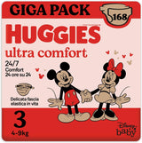 Huggies Ultra Comfort luiers, maat 3 (4-9 kg), Disney design, 168 stuks