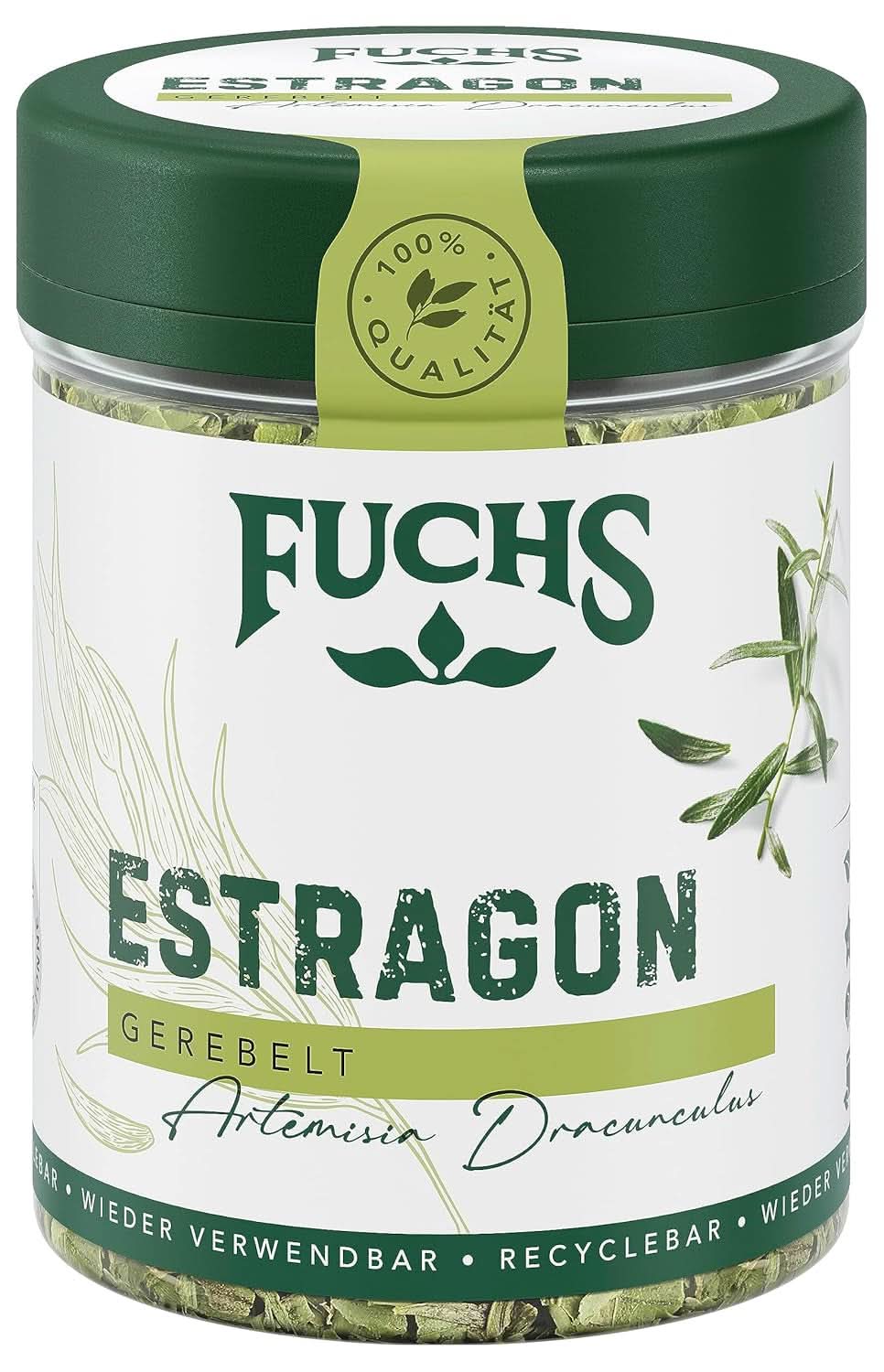 Fuchs, dragon, Franse kruiden voor het verfijnen van salades of Hollandaisesaus, 10 gram Condimente Naty Shop