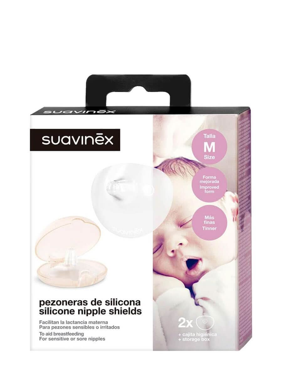 Suavinex 3304105 - Brustwarzenschutz 2Er Pack/Transparant Accessoires Voeding en borstvoeding Bebe Naty Shop