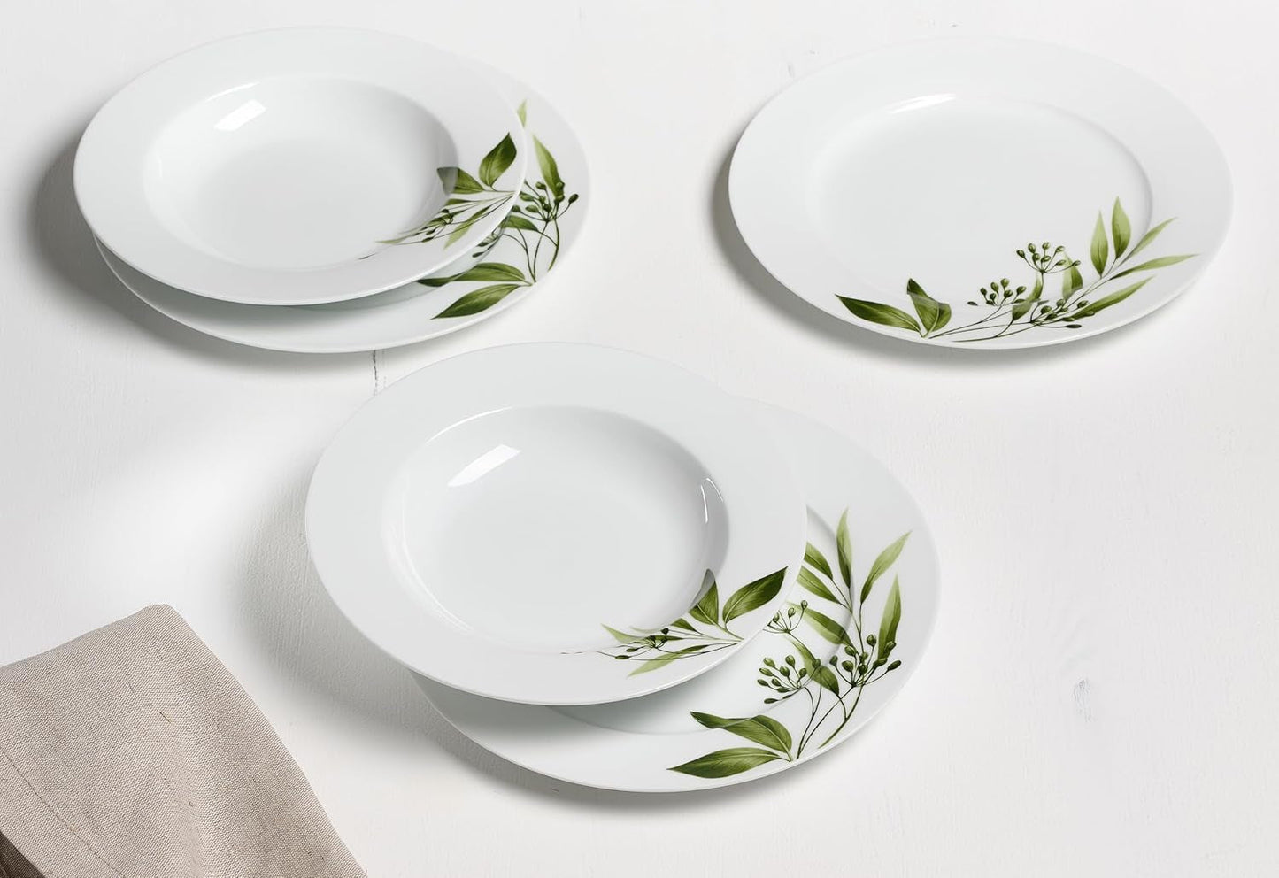 Ritzenhoff & Breker Evora servies, 12-delig, porselein, wit