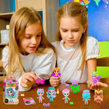 Fee van waanzin in mijn zak | Feepop met vleugels, verzamelfeeënspeeltje met speciale effecten zoals glitter, glow in the dark en kleurverandering