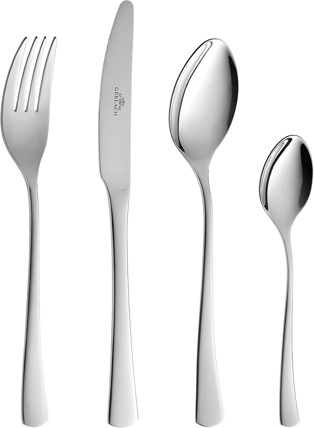 Gerlach 1760 Tunea Set, RVS bestek, 24-delig, 6 personen Keuken Naty Shop