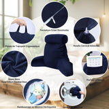 INFANZIA ergonomisch leeskussen met armleuningen, rugsteun, marineblauw