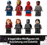 LEGO Marvel Captain America: Civil War Action Duel - Superheldenspeelset met 8 minifiguren - Speelgoedvliegtuigbouw- en speelset - Cadeau voor jongens en meisjes 76314 Bouwsets Besuche in LEGO-Store