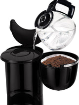 Tefal CM3408 Glazen mini-koffiezetapparaat (600 W, 6 kopjes) zwart/roestvrij staal, CM340811