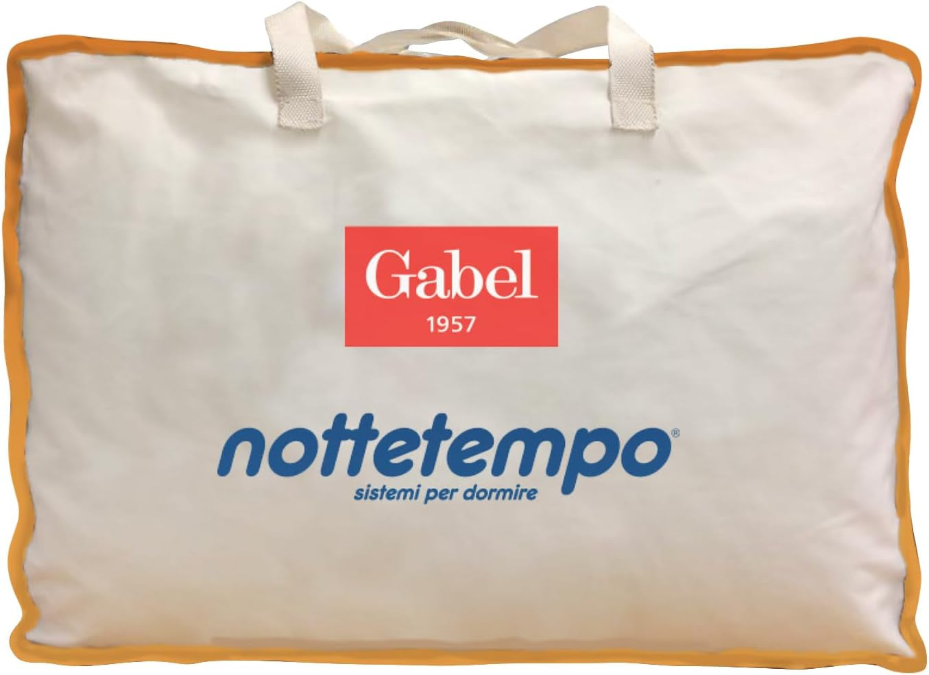 Nottetempo, ganzendons dekbed, eenpersoonsbed, 205 X 155 X 2 Cm, Bianco Dekbedden en dekbedden Naty Shop