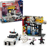 LEGO Marvel Spider-Vers: Miles Morales Vs. Spot - Superheldenspeelset met speelgoedauto - 4 minifiguren en minimarkt - Cadeau voor jongens en meisjes vanaf 9 jaar 76311 Bouwsets Bekijk de standaardtitel van de LEGO Store