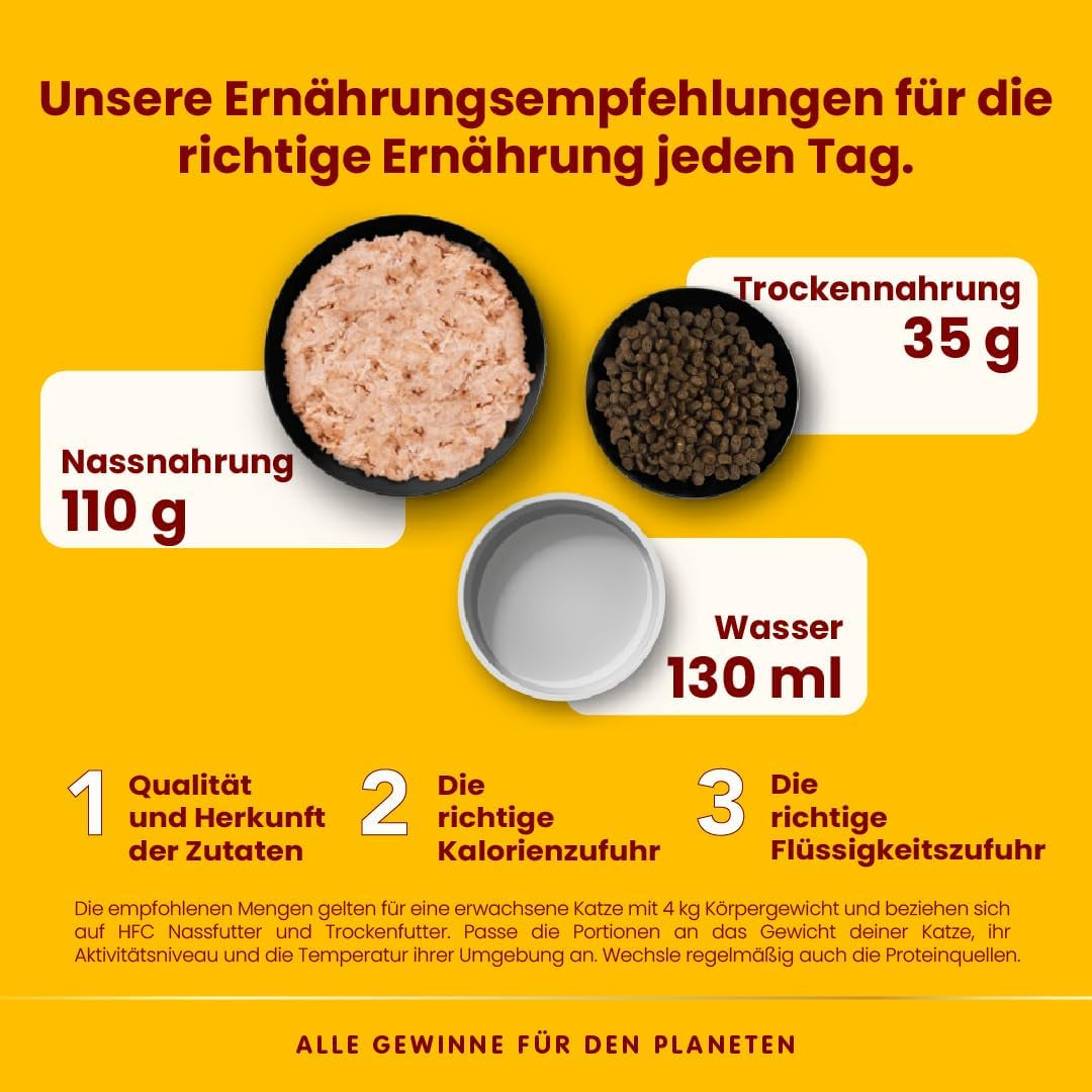 Almo Nature HFC Nat natuurlijk kattenvoer - kippenpoten, verpakking van 24 (24 x 70 g)