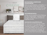 Traumnacht Green basisbedset bestaande uit een dekbed voor het hele jaar door, 135 X 200 cm + kussen 80 X 80 cm, Oeko-Tex gecertificeerd, geproduceerd volgens de Duitse kwaliteitsnorm Quilts en quilts Naty Shop