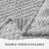 Good Nite Comfortdeken Pluizige deken 150 x 200 cm Zachte microvezel sprei Bankdeken Comfortdeken Warme fleecedeken voor bank en bed Slaapkamer Kantoor Grijs Good Nite bedden en dekens