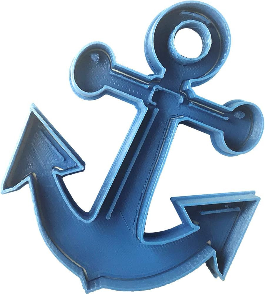 Anker koekjesvormer, PLA, blauw