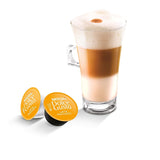 Latte Macchiato | 96 Kaffeekapsel & Latte Macchiato Karamel | 48 Kaffeekapsels | Arabica Robusta Mengsel | Feines Caramell Aroma en heerlijk zacht schuim