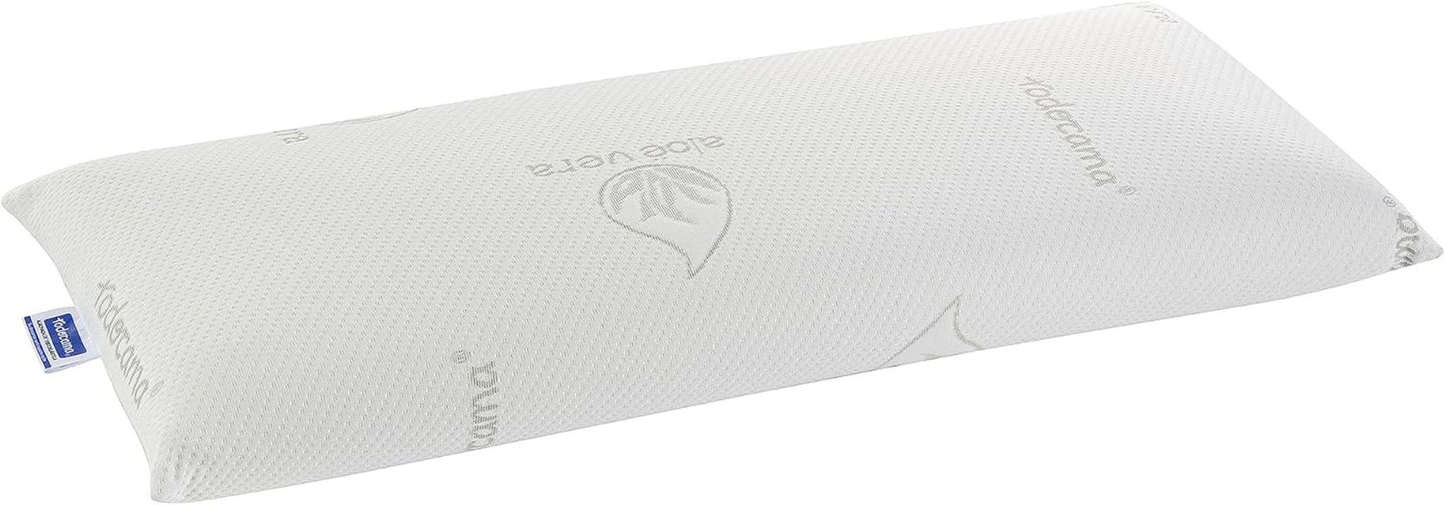 Todocama - Memory kussen, aloë vera, 2 stuks, 70 cm, wit Naty Shop standaard kussens