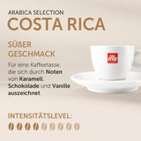 illy, Kaffeebohnen Arabica Selection Costa Rica, 100% Arabica met Karamel-, Schokoladen- en Vanillenoten, süßer Gesmack, 1 Dosis met 250g