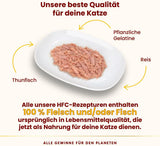 Almo Nature HFC Jelly kattennatvoer - met tonijn, verpakking van 24 (24 x 55 g)