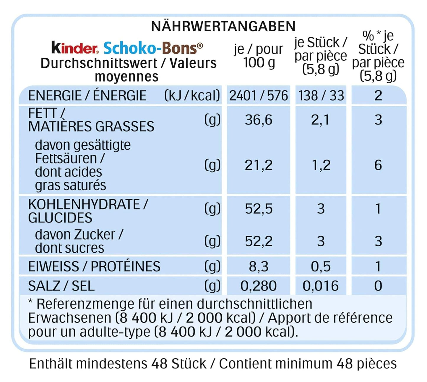 Kinder Schoko-Bons, 300g (pak van 3)