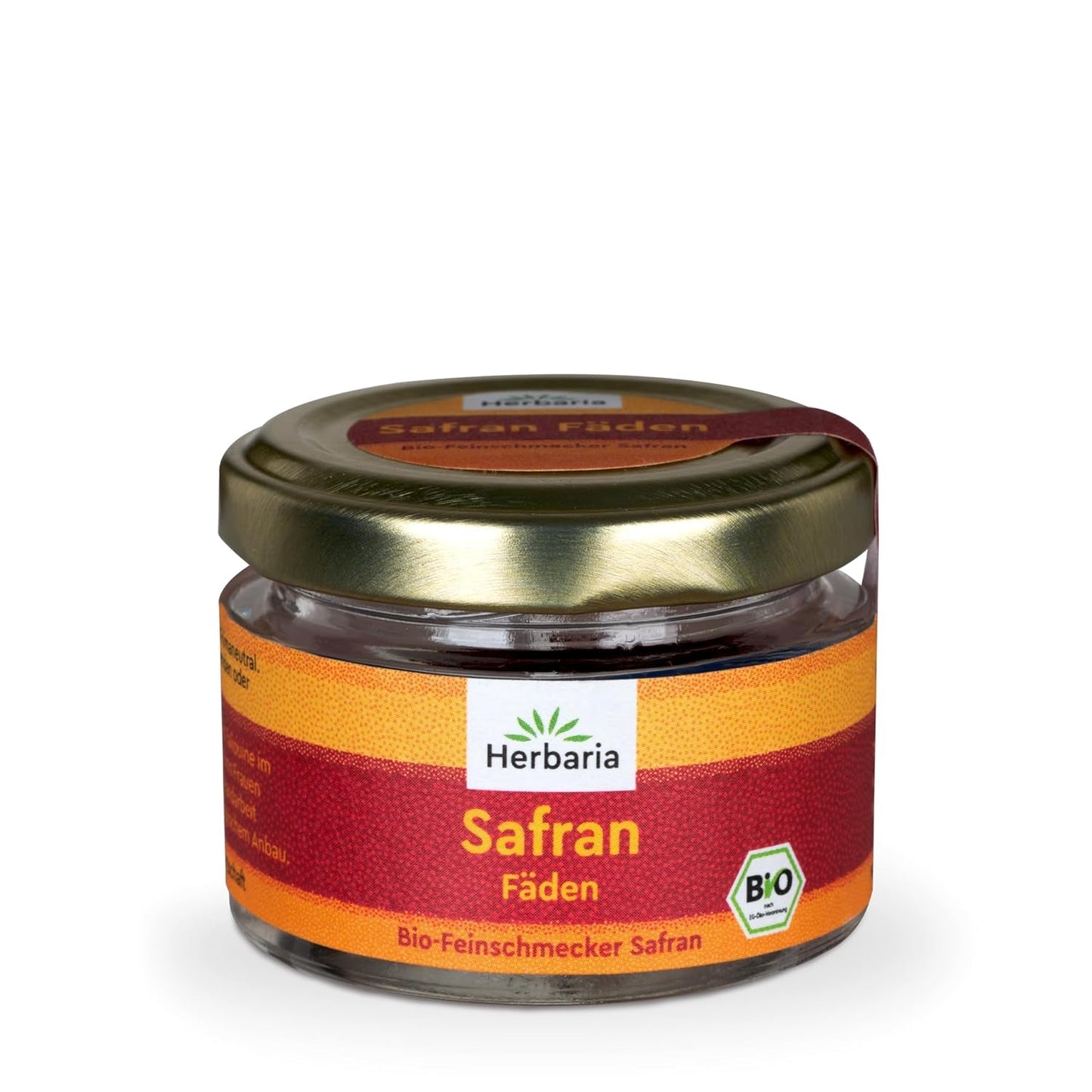 Herbaria Safran-Fäden bio 0,5g in Glas – Bio Saffron-Fäden aus dem bereicht Safran-Ort Taliouine in Marokko – Safranfäden in Premium Bio-Qualität – Saffron Premium - Safran première categorie