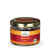 Herbaria Safran-Fäden bio 0,5g in Glas – Bio Saffron-Fäden aus dem bereicht Safran-Ort Taliouine in Marokko – Safranfäden in Premium Bio-Qualität – Saffron Premium - Safran première categorie
