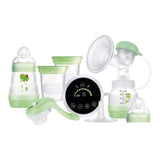 MAM Elektrische en handmatige borstkolf 2 in 1, met 9 stimulatieniveaus, bevat 2 flessen, easy start, groen Accessoires Voeding en Borstvoeding Bebe Naty Shop
