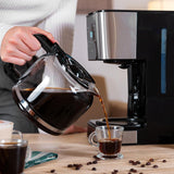 Espresso met filter Cecotec Coffee 66 Drop and Touch, vermogen 950 W, 1,5 L, 12 kopjes, touchscreen, glazen karaf, 24-uurs timer, 6 schakelaars, herbruikbaar gaasfilter