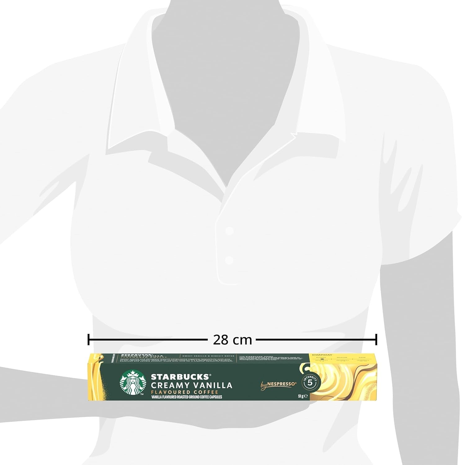STARBUCKS van Nespresso, Helle Röstung, Vanille Aromatischen Kaffeekapseln 6 x 10 (60 Kapseln)