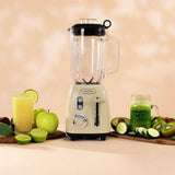 Cecotec Keukenmixer Retro Power Zwart Titanium Retrogroen. 1200 W Maximale Leistung, 2 Geschwindigkeiten, 4-Klingen-Messer Mit Schwarzer Titanbeschichtung en 1.5L Krug, Vintage-Design in Grün Kitchen Naty Shop