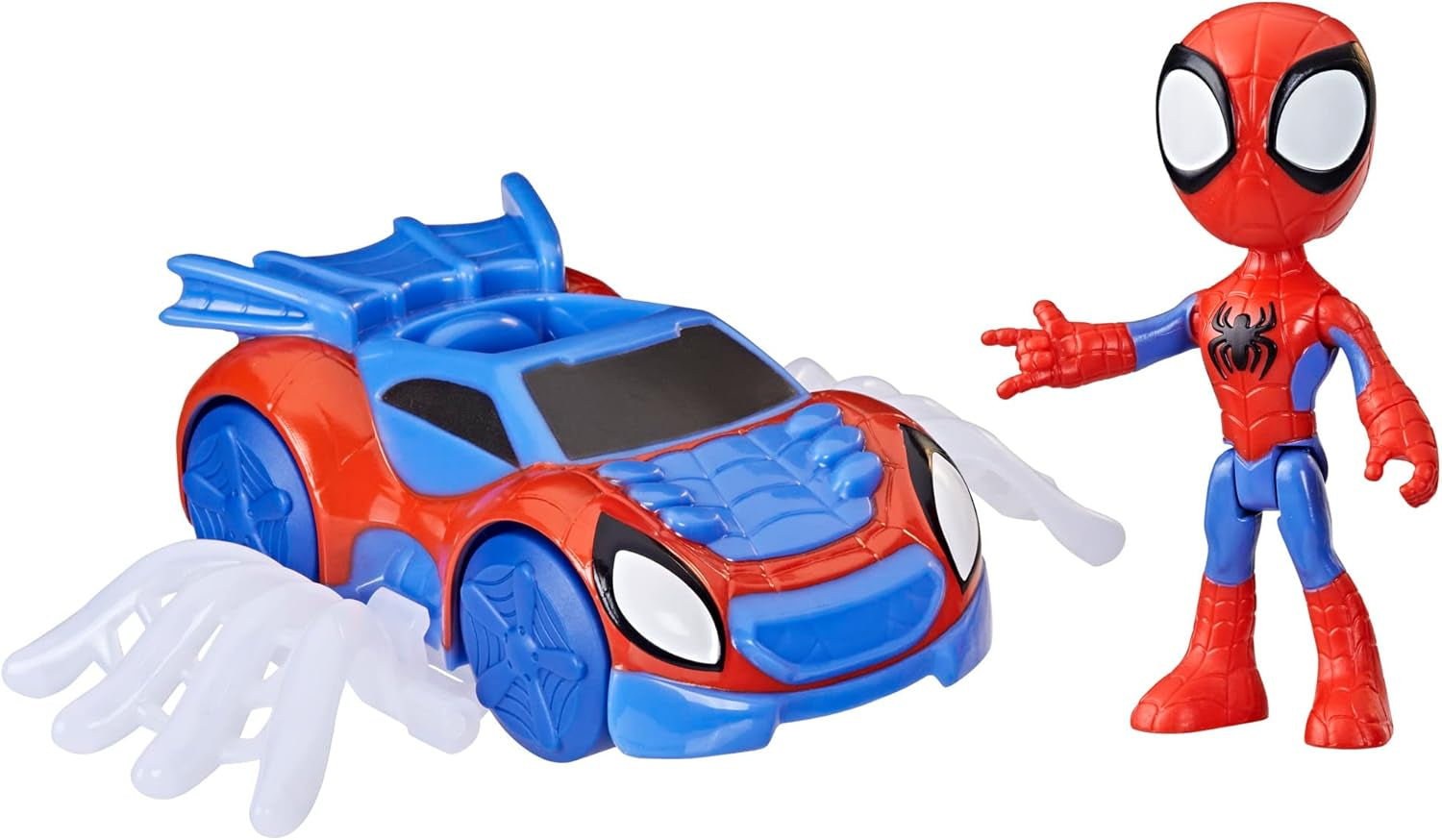 SPIDEY en ZIJN GEWELDIGE VRIENDEN Marvel Spidey motorfietsfiguur voor jongens en meisjes vanaf 3 jaar Actiefiguren Naty Shop Spidey web speedster