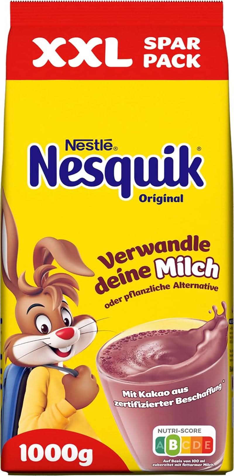 Nestlé, Cacaopoeder om in melk te mengen, 1 Kg Cacao en Warme Chocolademelk Naty Shop