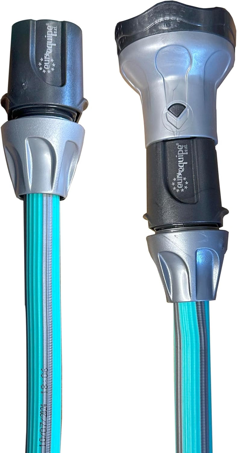 Tuinslang verlengbaar tot 7,5 meter, 1/2" (12,5 mm), met handdouche en 8 functies, Idroeasy
