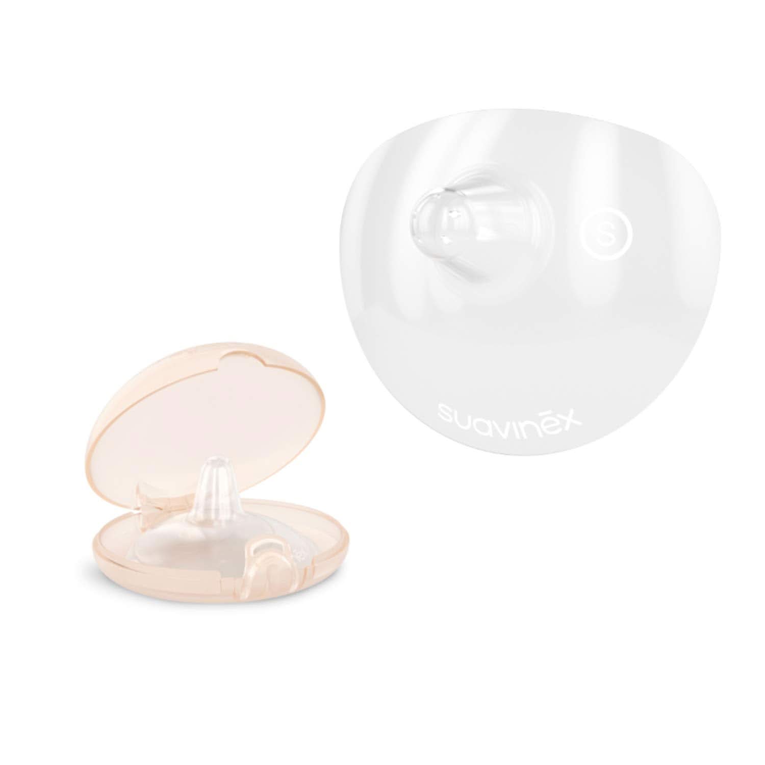 Suavinex Brustpolster Aus Silikon, Größe S, 2 Stück Accessoires Voeding en borstvoeding Bebe Naty Shop